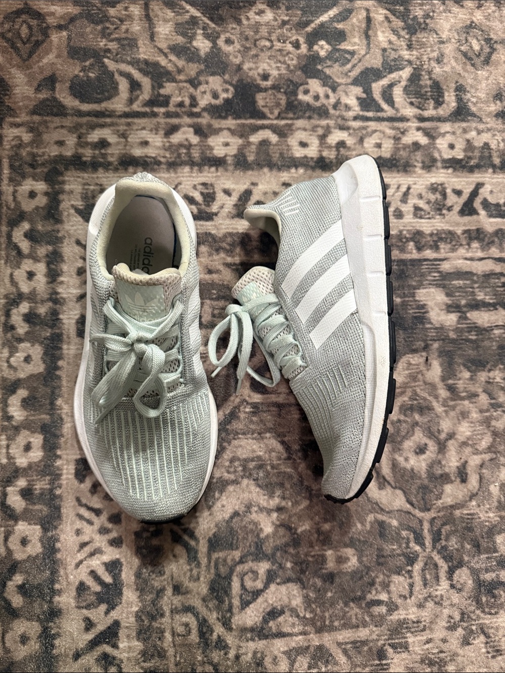Adidas Swift Runs in “Halo Mint/Aluminum”